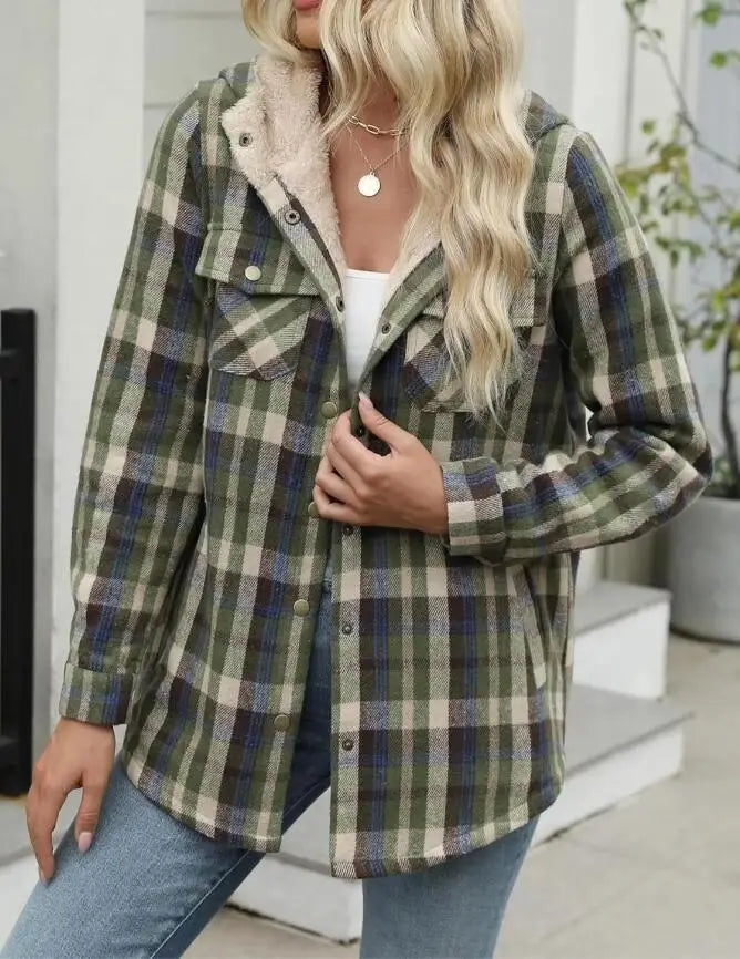 Kockás patchwork jumper