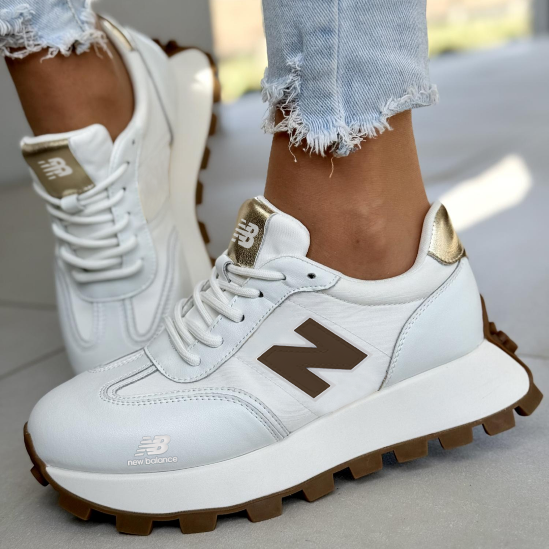 New Balance® női valódi bőr sportcipők