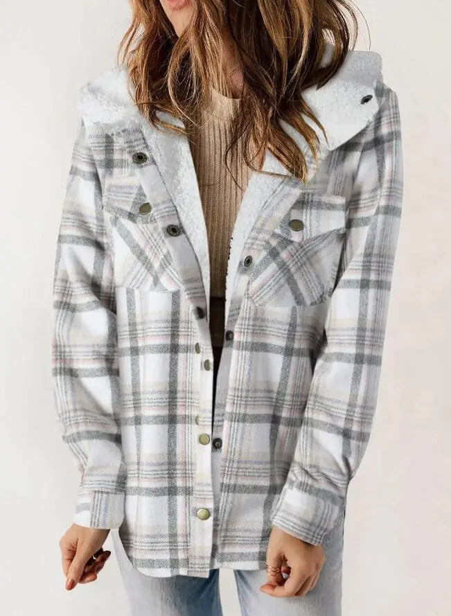 Kockás patchwork jumper