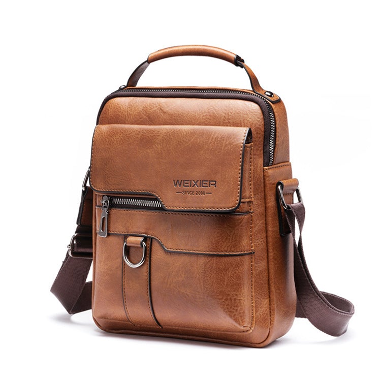 Kézzel készített - Férfi Vintage bőr Crossbody táska