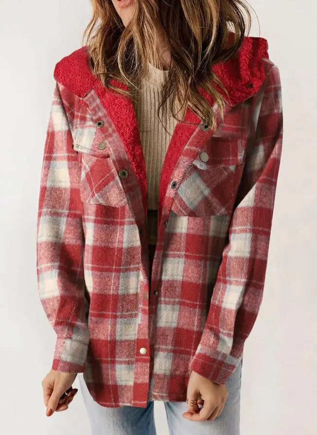 Kockás patchwork jumper