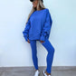 Kényelmes oversize pulóver és leggings szett