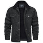 Men's Denim Corduroy Jacket with Wool Lining