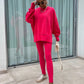 Kényelmes oversize pulóver és leggings szett