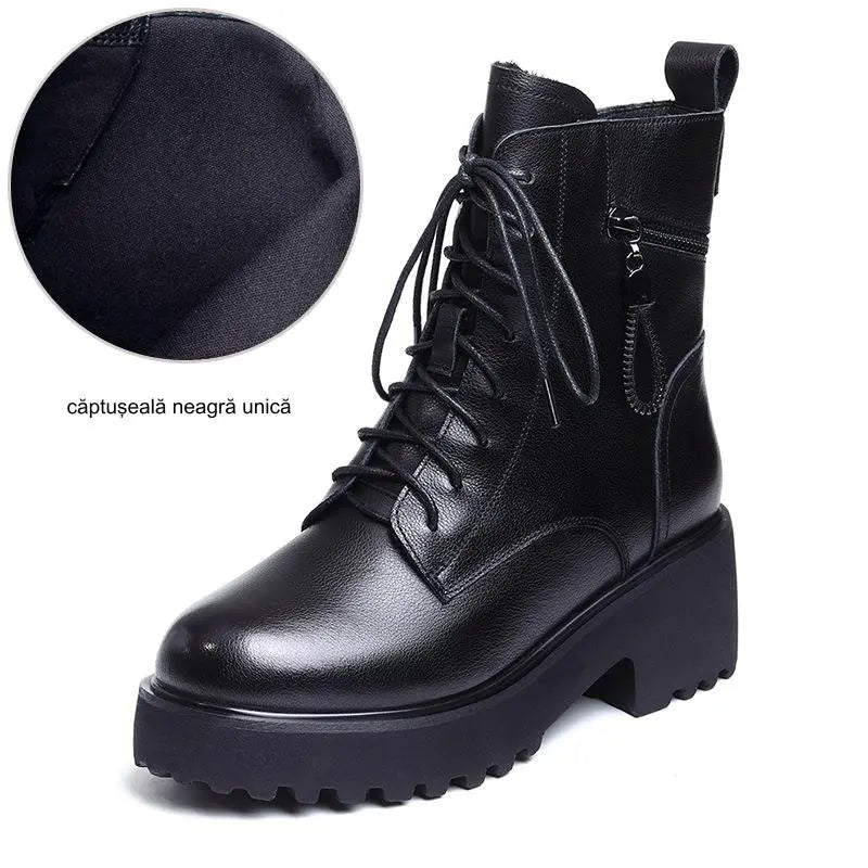 💥【45% OFF】【35-40】2024 új téli csizma kasmír bőrből, vastagított vízálló pamut anyagból