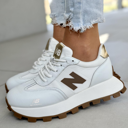 New Balance® női valódi bőr sportcipők
