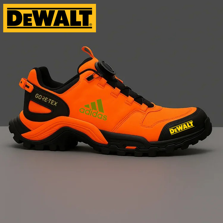Az Adidas® és a DEWALT vízálló és lélegző férfi munka- és túrabakancsai ideálisak munkába és szabadtéri tevékenységekhez.
