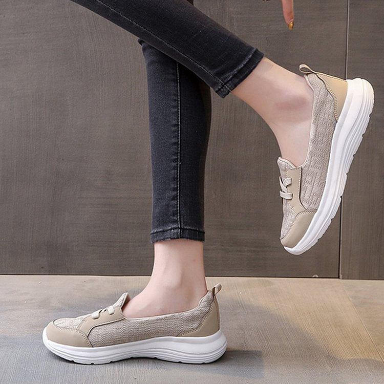 Ortopéd női légáteresztő cipő csúszásgátló Slip On Arch Support