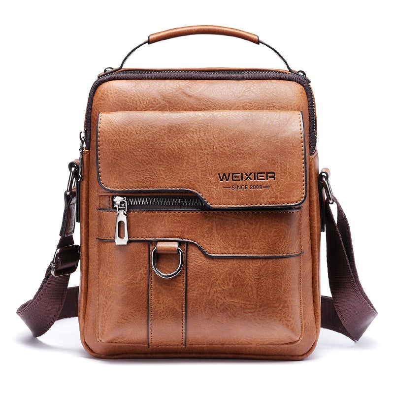 Kézzel készített - Férfi Vintage bőr Crossbody táska