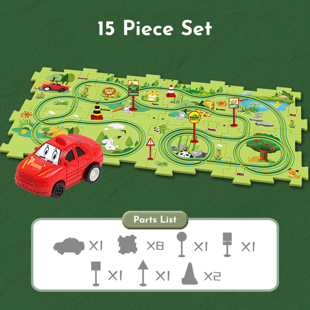PUZZLERACER™ KIDS AUTÓS PÁLYA KÉSZLET