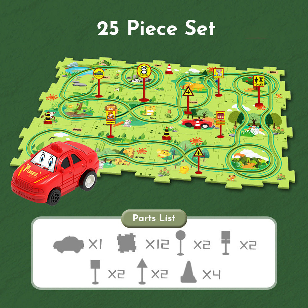 PUZZLERACER™ KIDS AUTÓS PÁLYA KÉSZLET