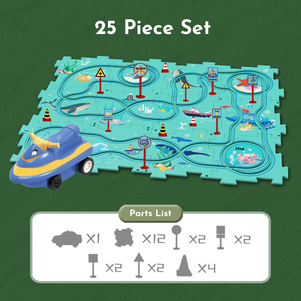 PUZZLERACER™ KIDS AUTÓS PÁLYA KÉSZLET